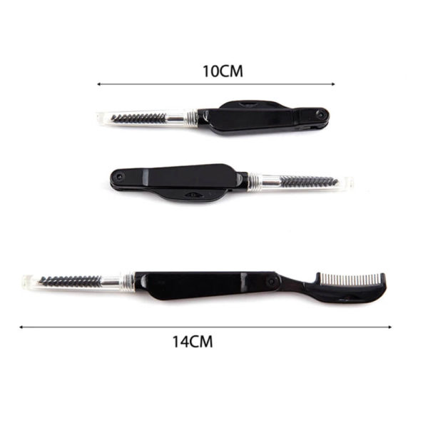 Brosse et peigne pour cils et sourcils